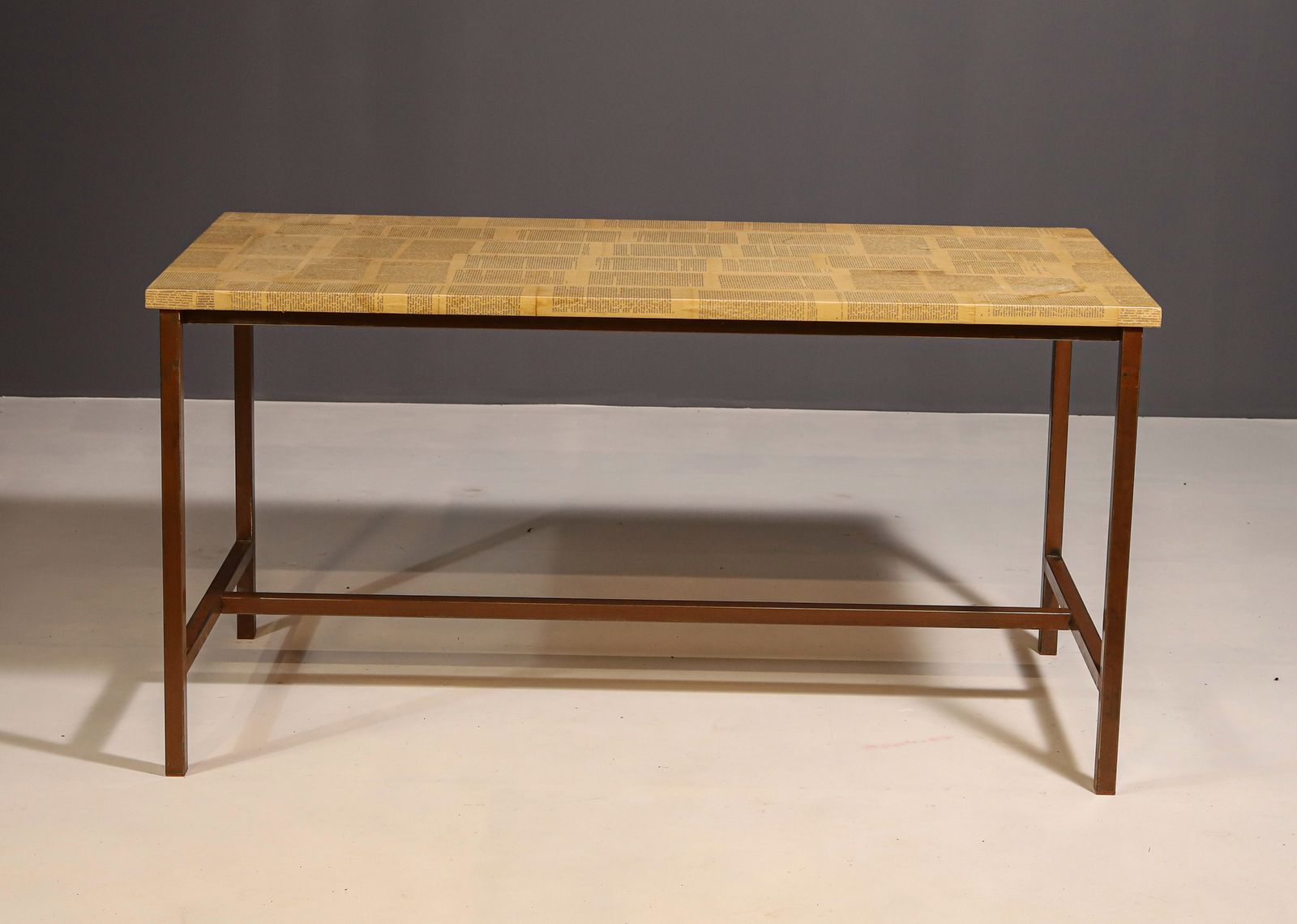 Vintage Eastern Bloc Industrial Kitchen Table, 1950s, Czechoslovakia