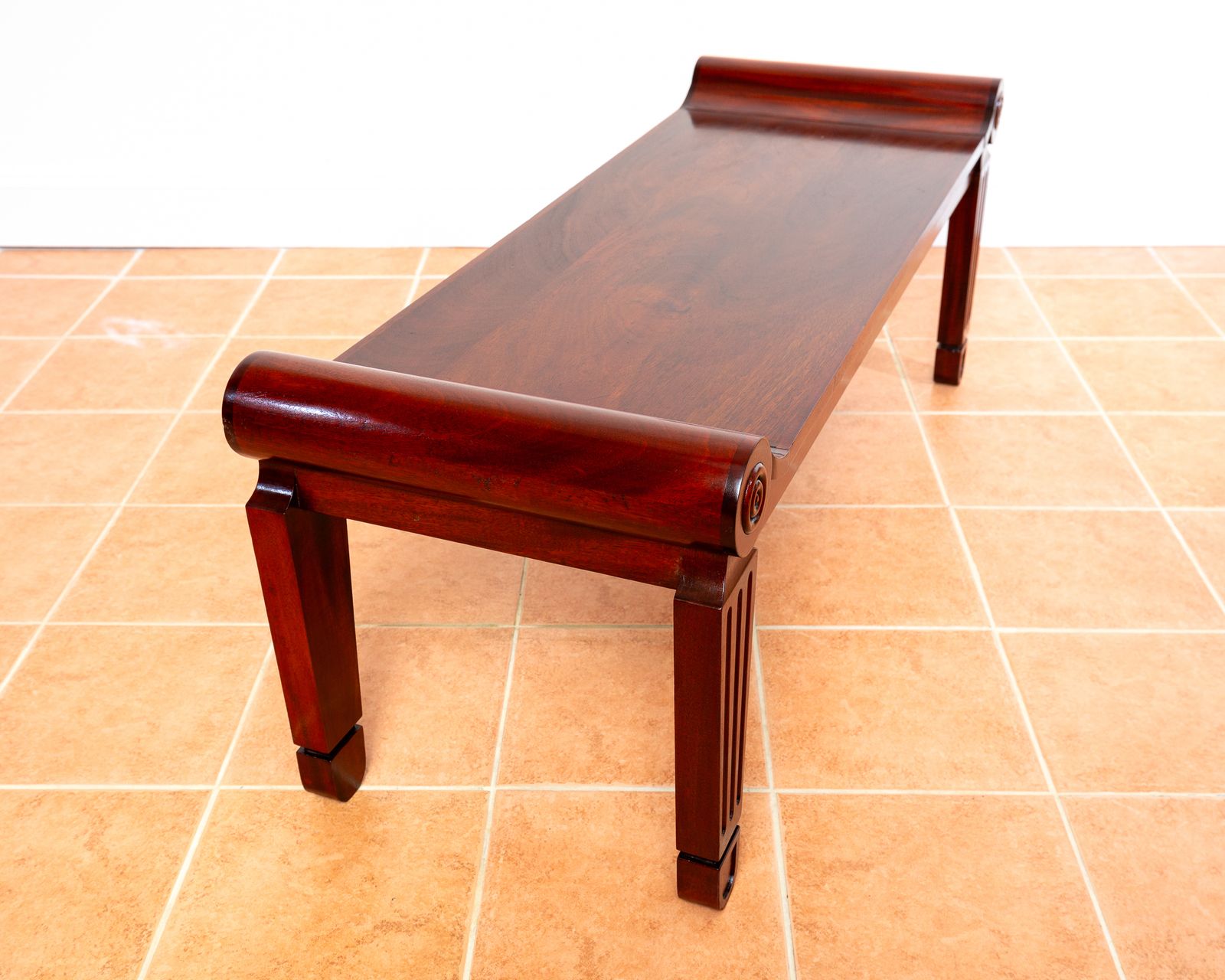 Mahogany Regency Bench Windo.W Seat Marsh & Tatham Georgian Country House 1820 photo vintage