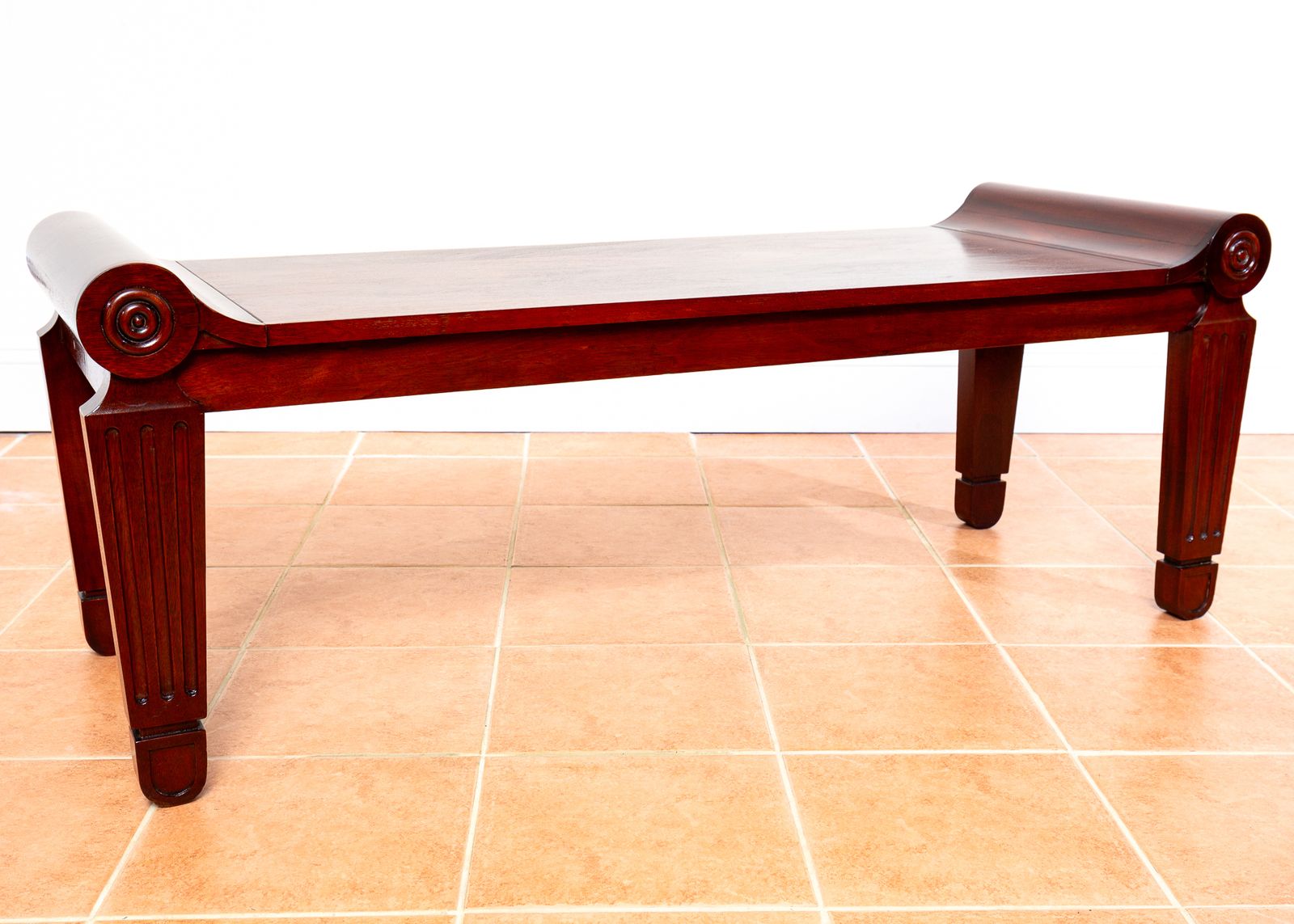 photo furniture Mahogany Regency Bench Windo.W Seat Marsh & Tatham Georgian Country House 1820