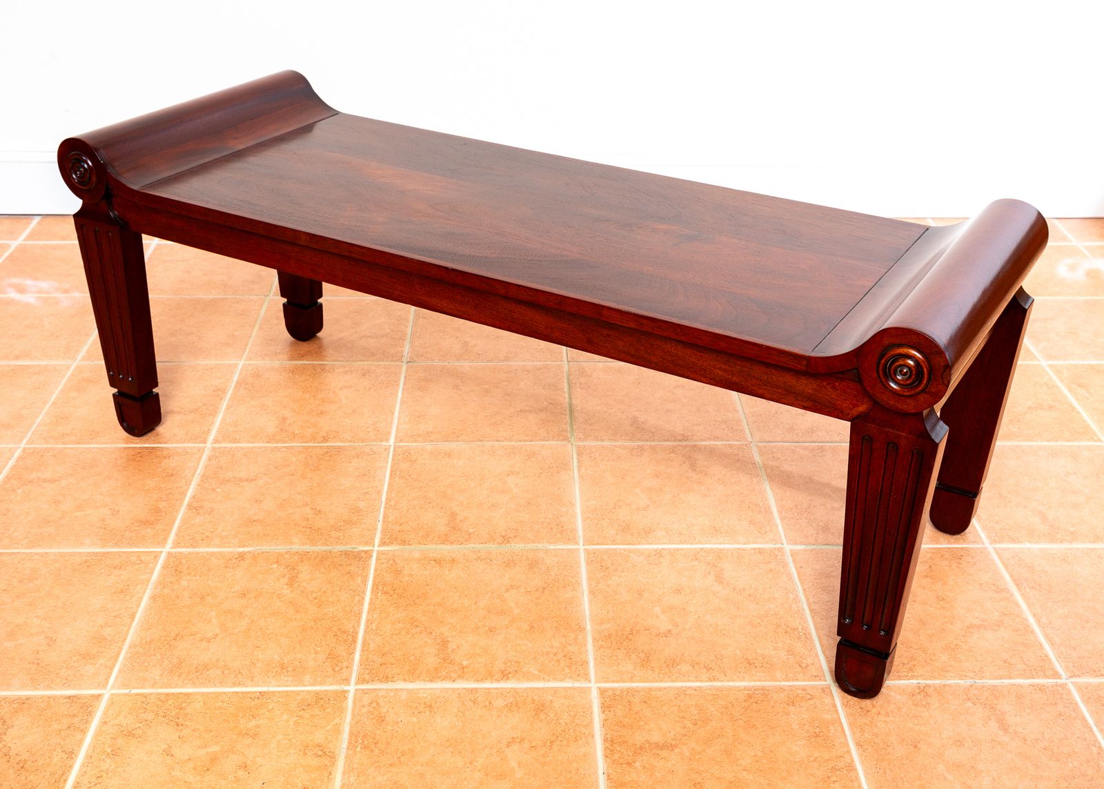 Furniture Mahogany Regency Bench Windo.W Seat Marsh & Tatham Georgian Country House 1820 photo