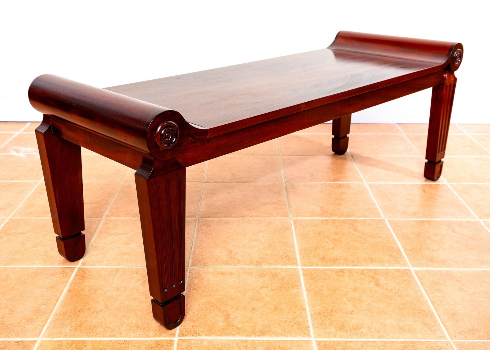 8250.0 Mahogany Regency Bench Windo.W Seat Marsh & Tatham Georgian Country House 1820 photo