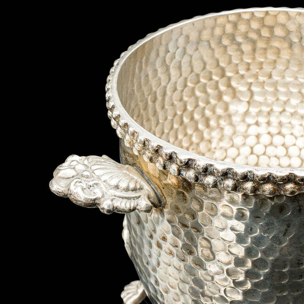 photo furniture Antique Wine Bottle Cooler, German, Silver Plated, Champagne Magnum Bucket, 1920