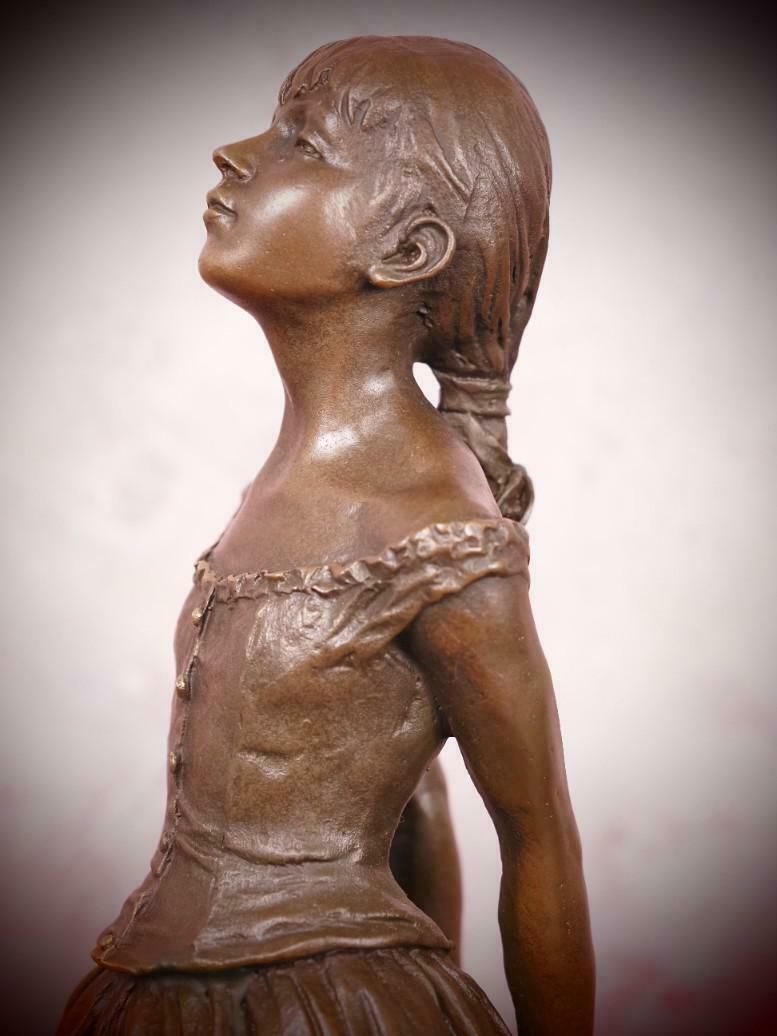 Exquisite Bronze Sculpture Of A 14 Year Old Little Ballerina Dancer   Little Ballerina, Ballet Art, Classical Art, Home Decor, Art Gift photo Art