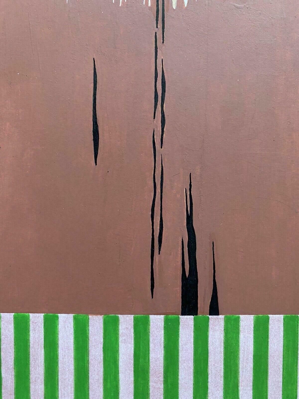 Arlette Martinarlette Martin (B.1924) 1980's French Geometric Abstract Painting   Signed20th Century photo Art