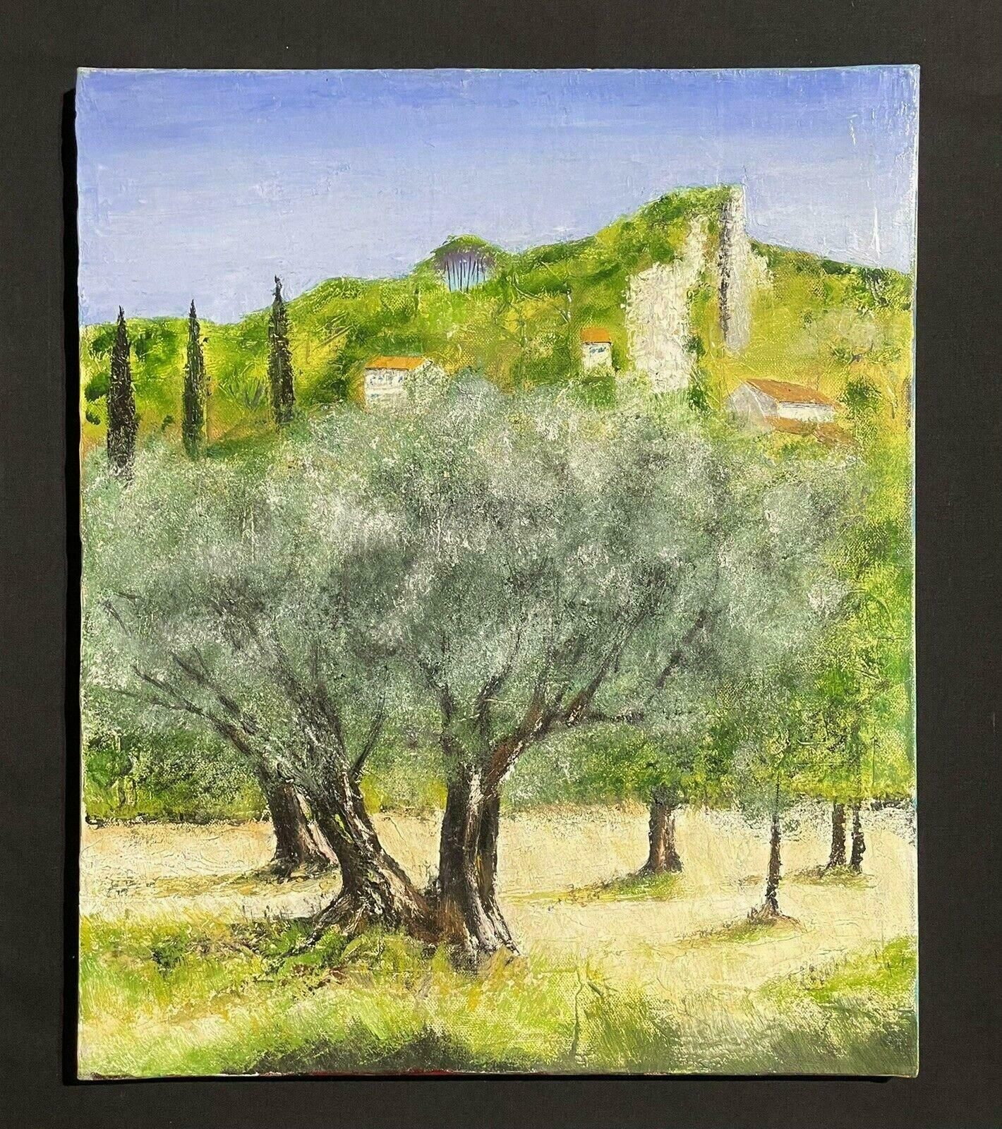 Louis Del Bianco (B.1925louis Del Bianco (French 1925) Large Oil Painting   Provencal Summer Landscape20th Century photo furniture