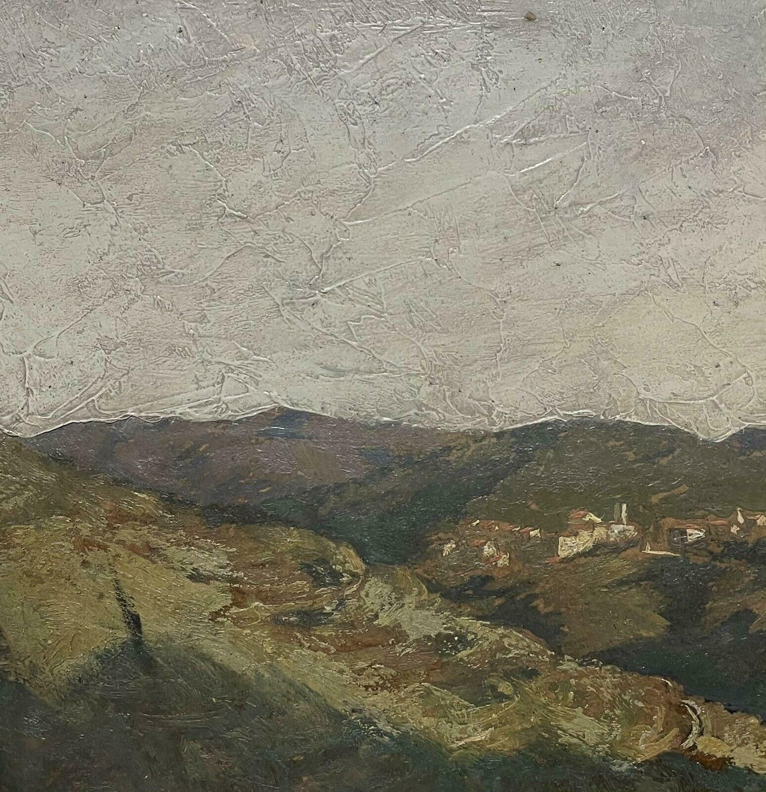 Paul Bretpaul Bret (1902 1956) Large Impressionist Oil Greek Landscape Atmosphericmid 20th photo Art