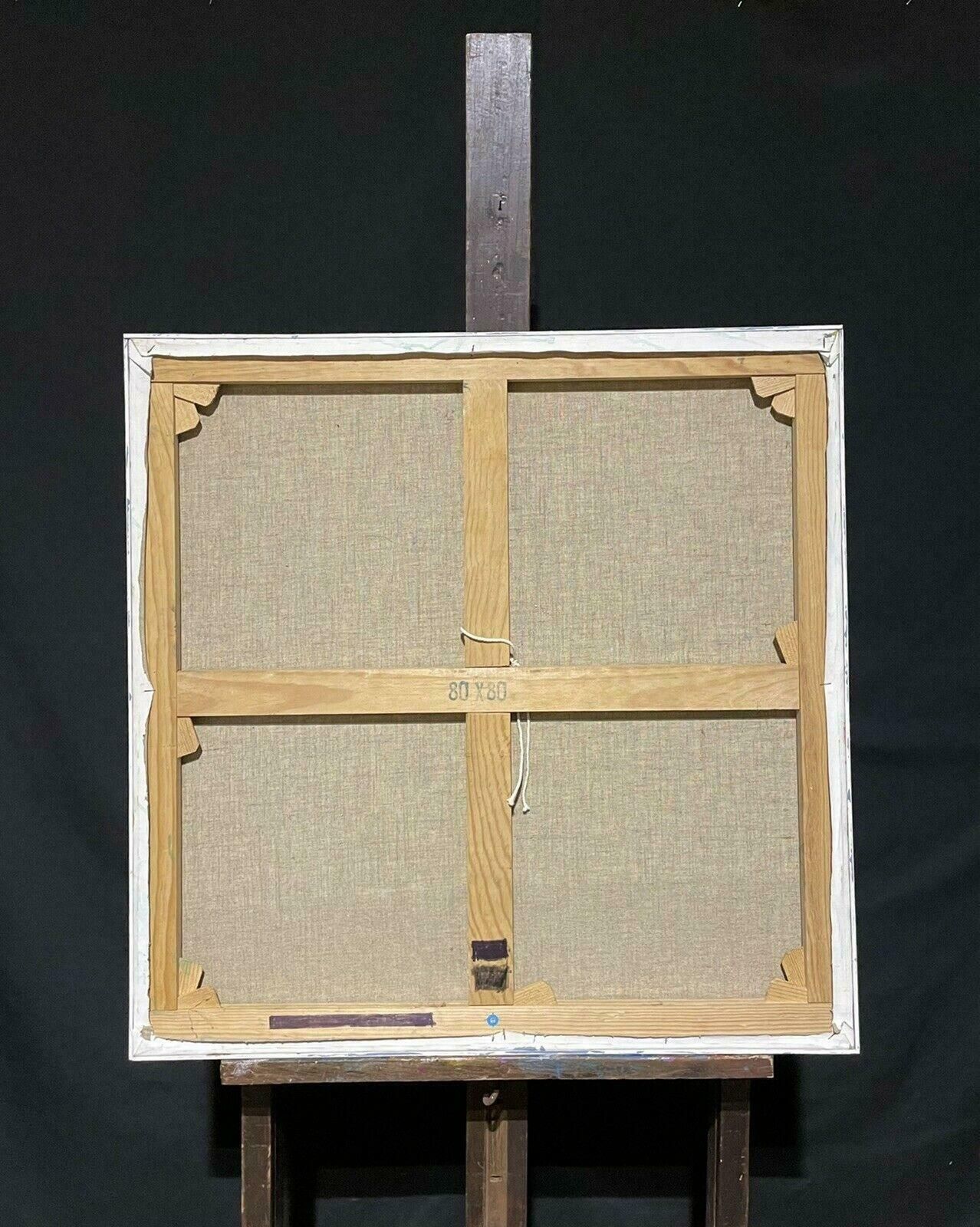 R.Leroylarge French Contemporary Abstract Cubist Painting   Rene Leroy2000's photo vinterior
