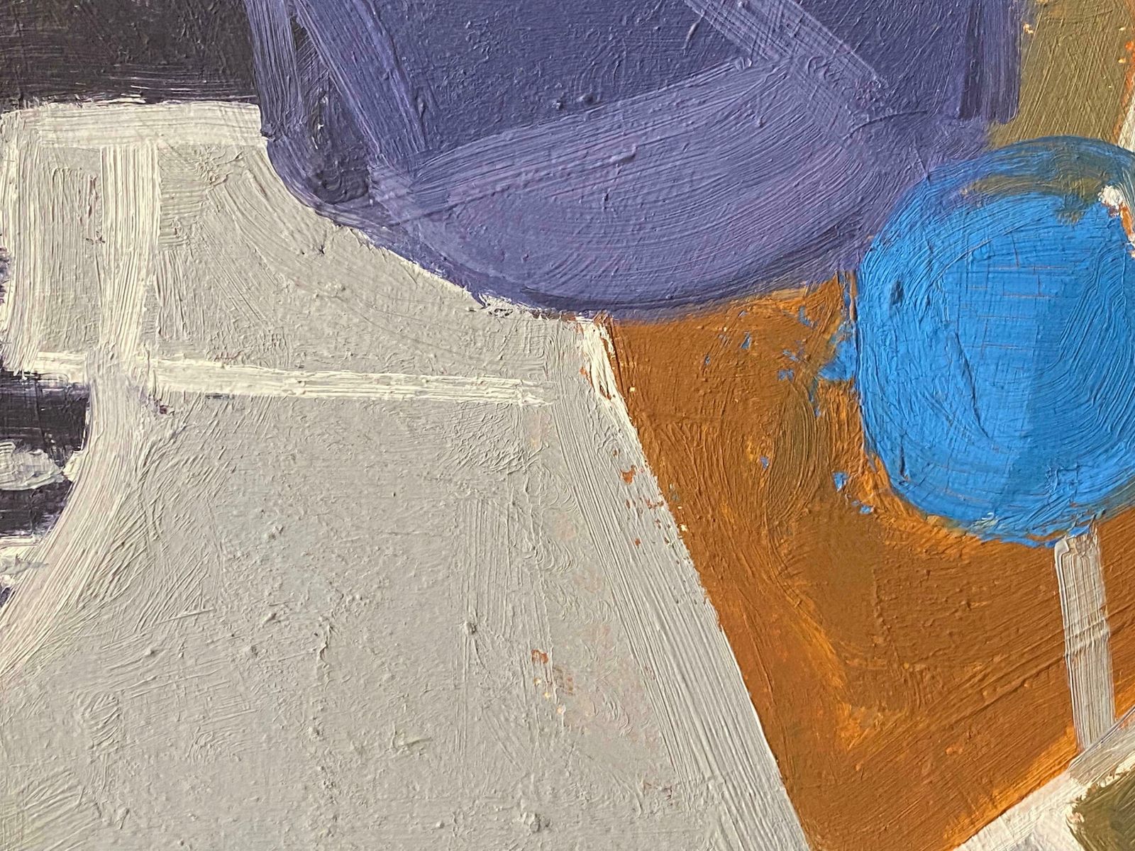Elisabeth Hahn20th Century German Modernist Oil Painting Still Life Objects In Color20th Century photo Art