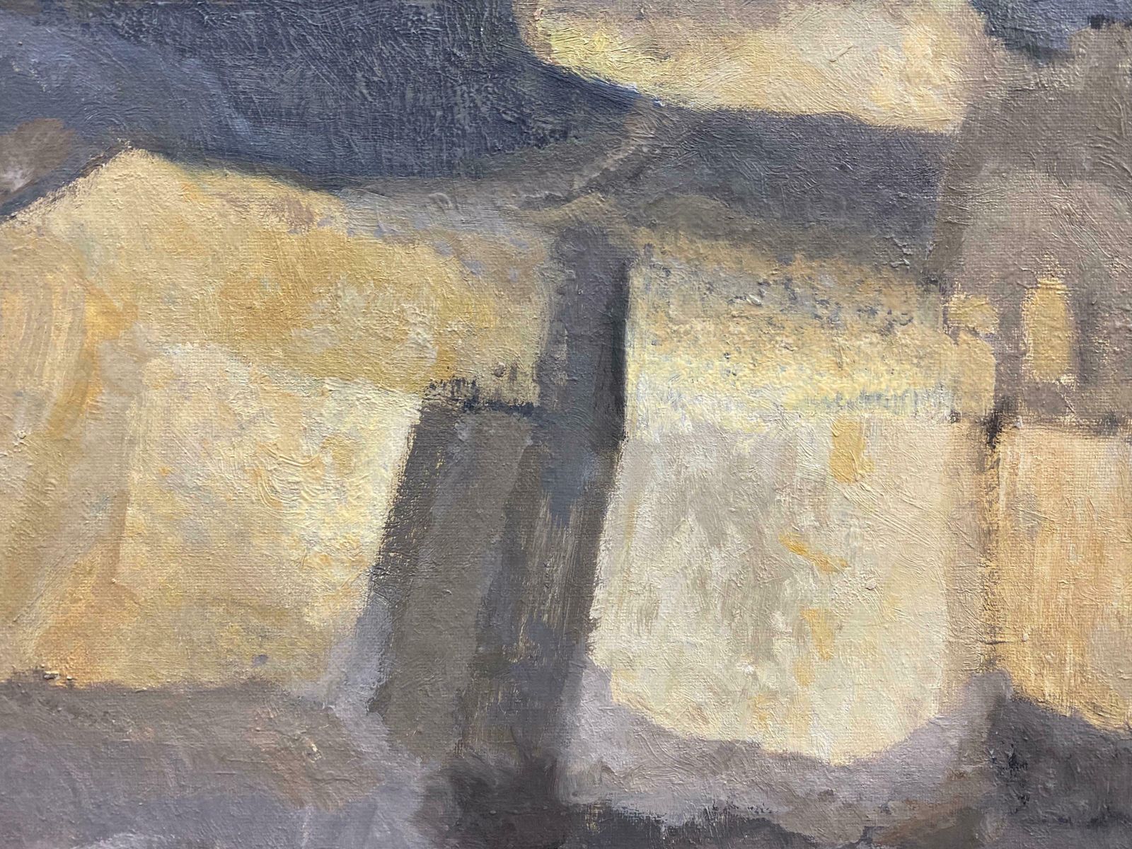 Yvette Dubois Habasquefrench Expressionist Abstract Oil Paintingc.2009 photo 664.0