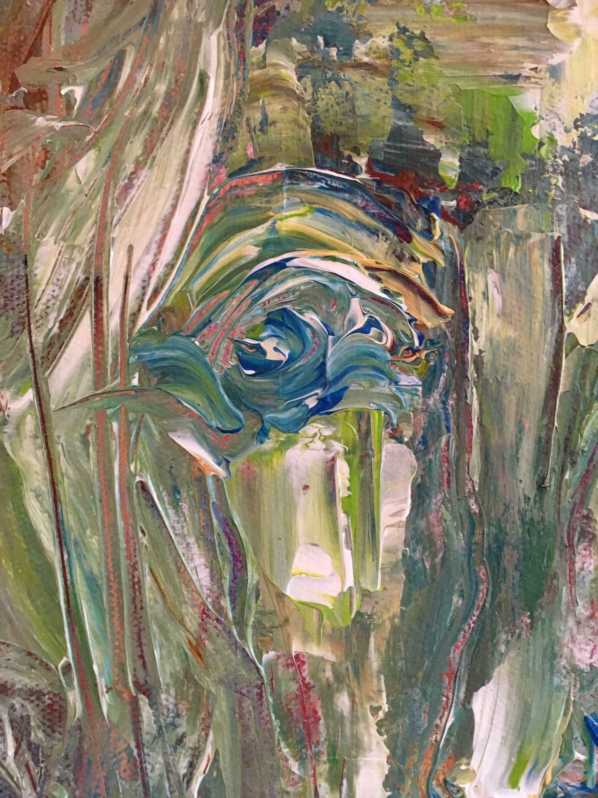 Beatrice Werlieelegant French Expressionist Portrait Large Size Original Oil Painting Signedc.2000 photo vinterior