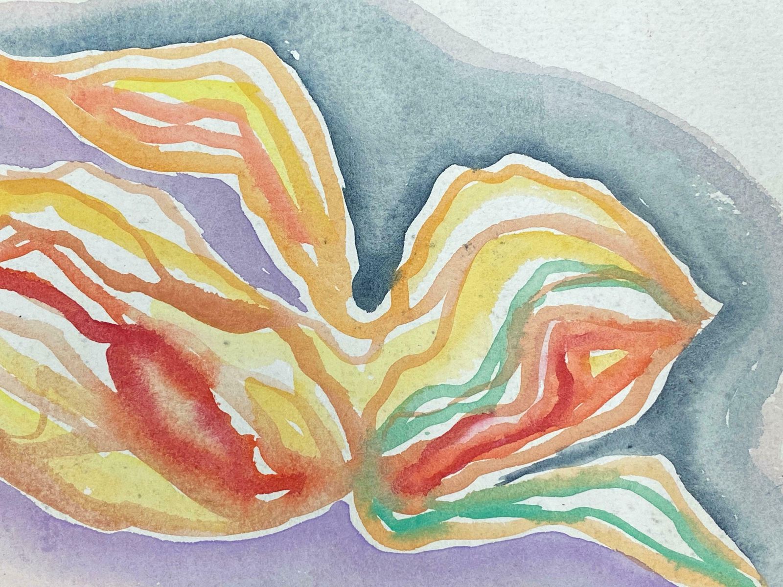 Akos Birocolourful Abstract, French Expressionist Original Paintingc.1980s photo furniture