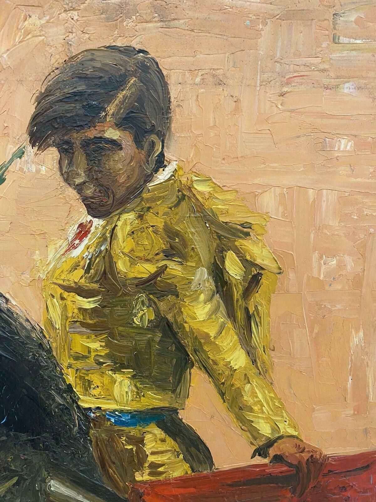 Fernand Audetfernand Audet (1923 2016) French Impressionist Oil   The Matador & Bull Fightmid 20th Century photo vinterior