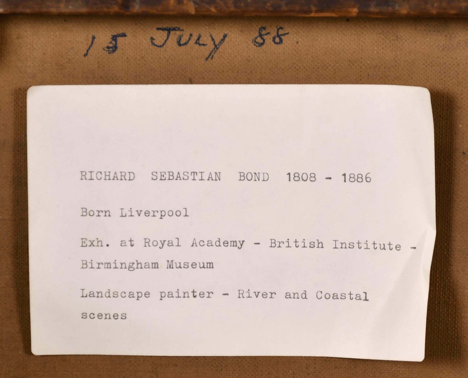 Richard Sebastian Bond (1808 1886) Signed Victorian British Oil Painting Rocky River Highland Landscape & Figuresc. 1864 photo Art