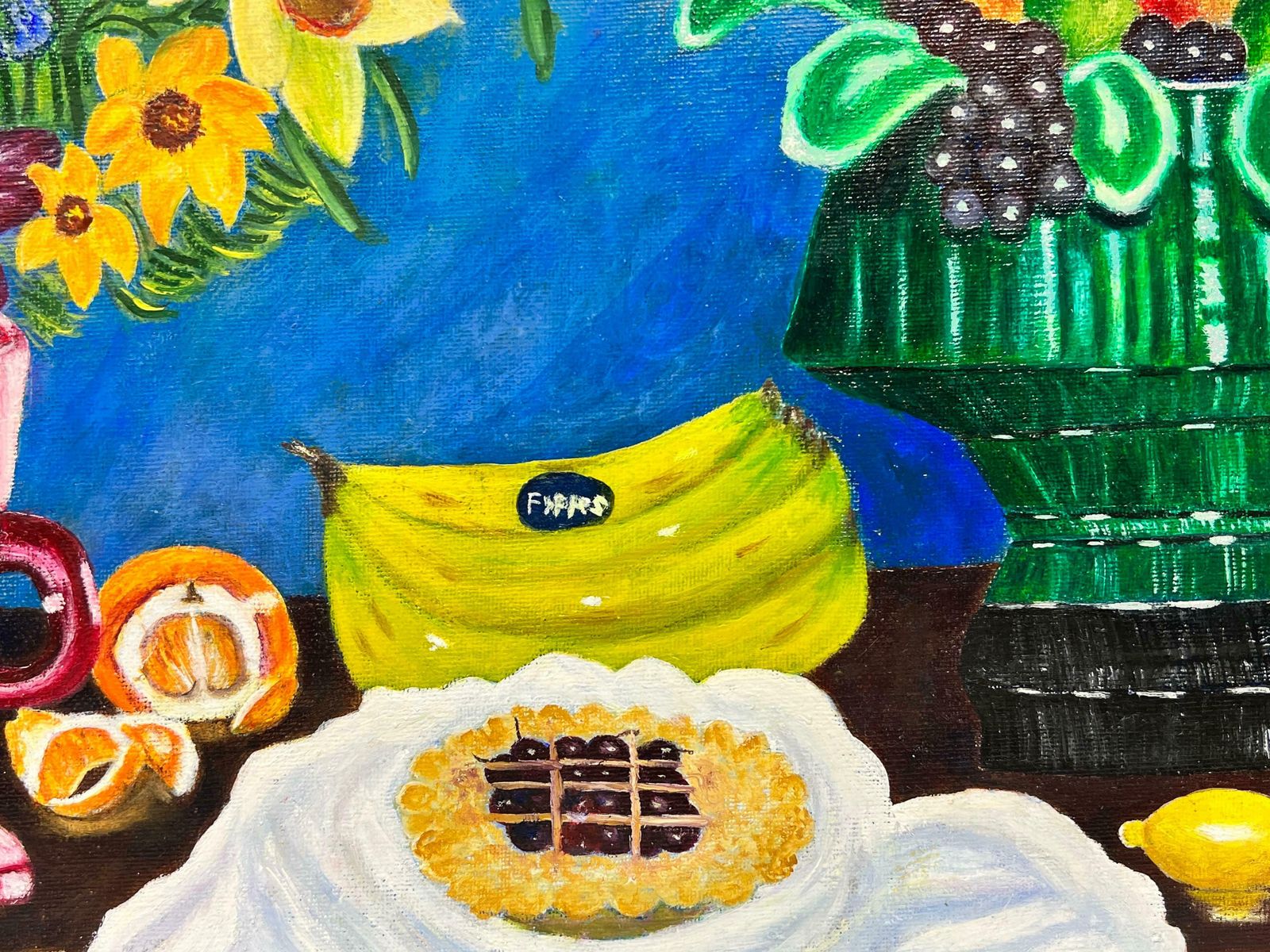 Ben Powellnaive Colorful Still Life Fruit Oil Painting Table Ornaments photo 1532.0