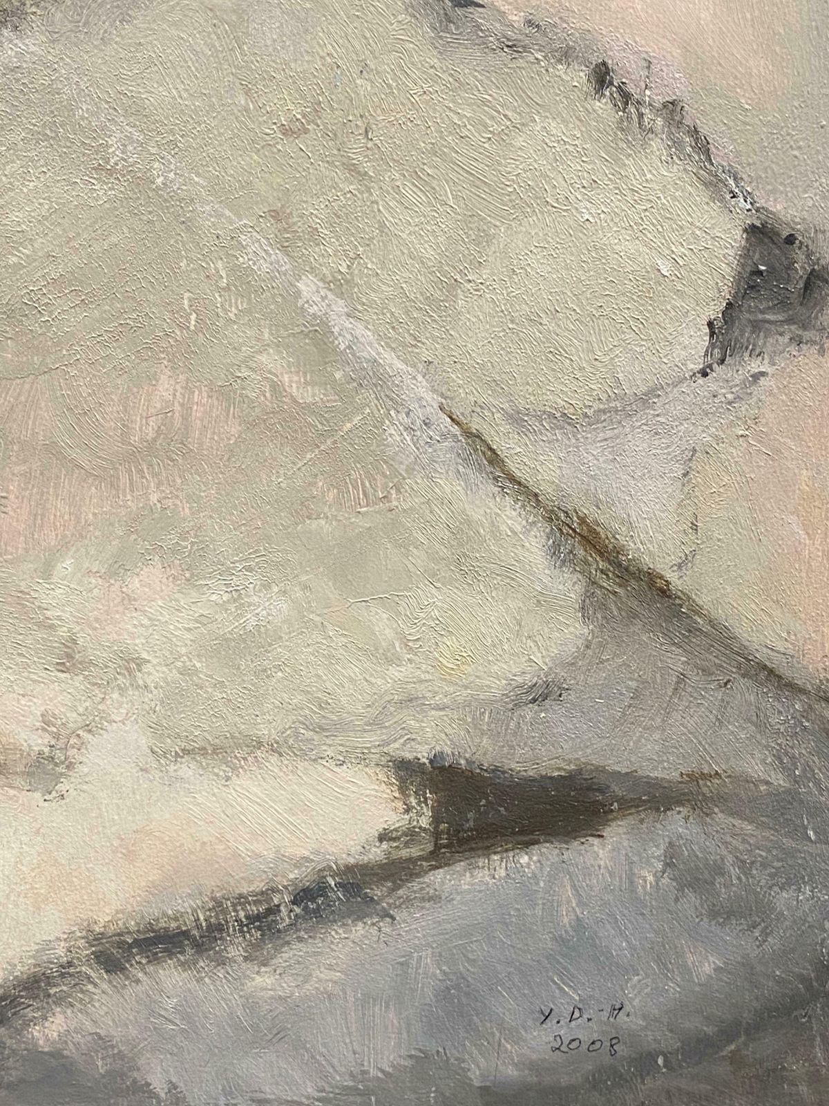 Yvette Dubois Habasquefrench Expressionist Abstract Oil Paintingc.2009 photo for sale
