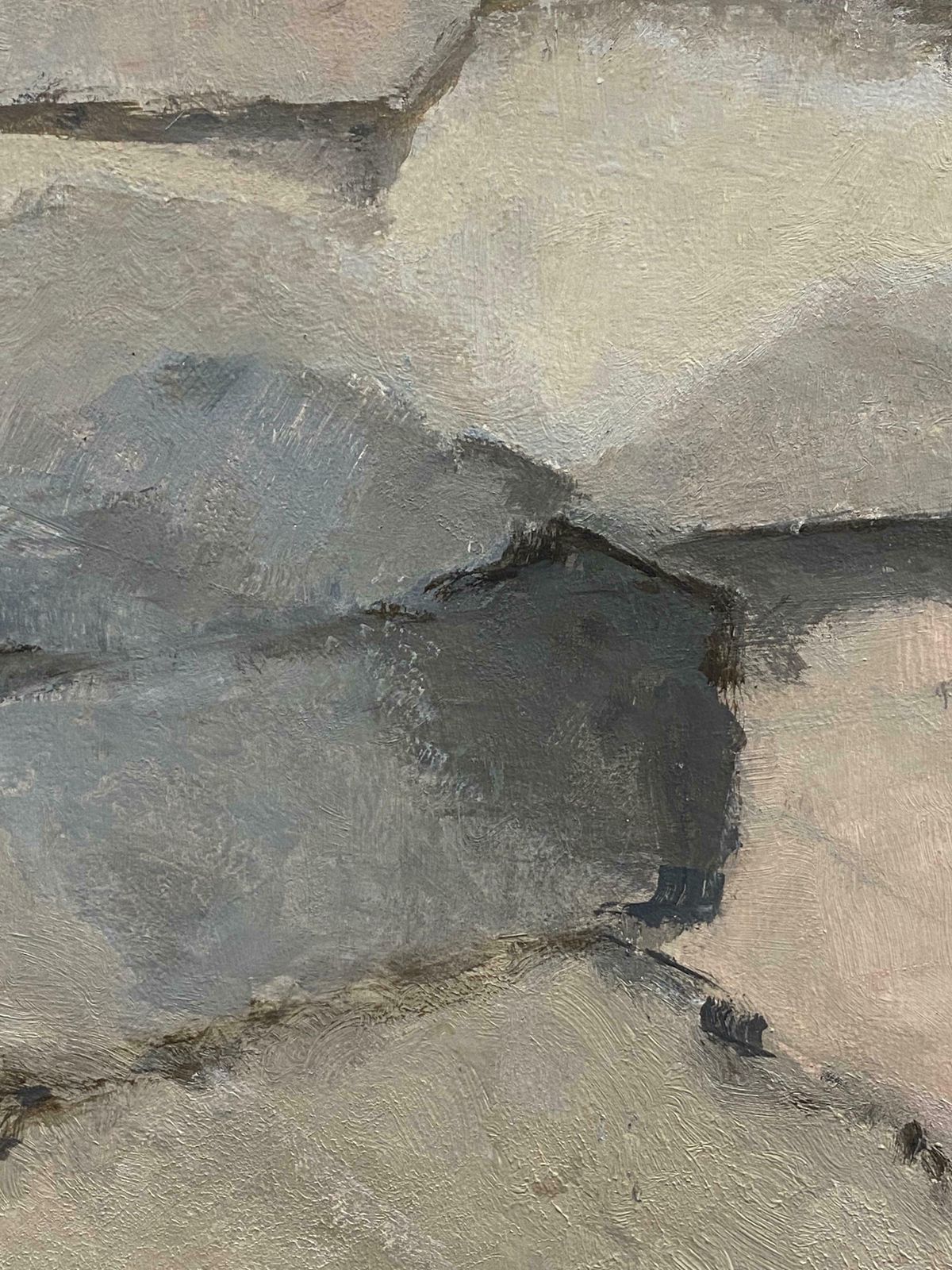 Yvette Dubois Habasquefrench Expressionist Abstract Oil Paintingc.2009 photo 664.0