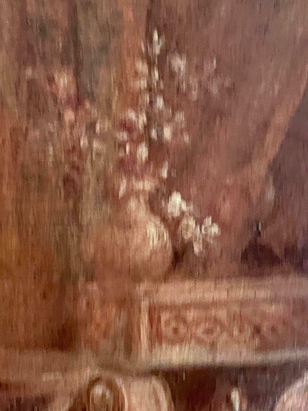 Fine Early 1700's French Oil Elegant Figures Lady Being Dressed Rococo Interiorc. 1720's photo vintage
