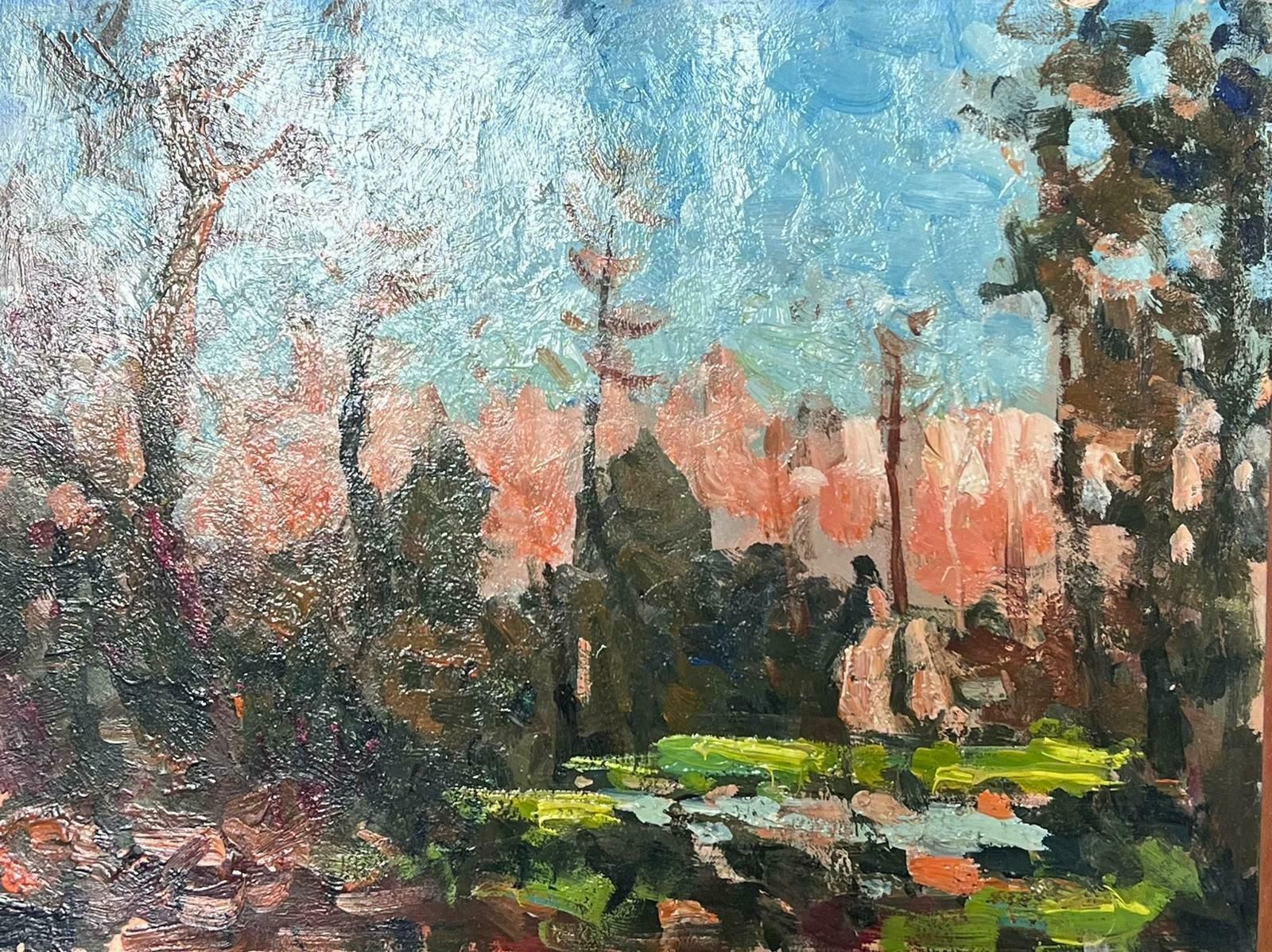 Maurice Mazeiliebright Colour French Impressionist Oil Landscape