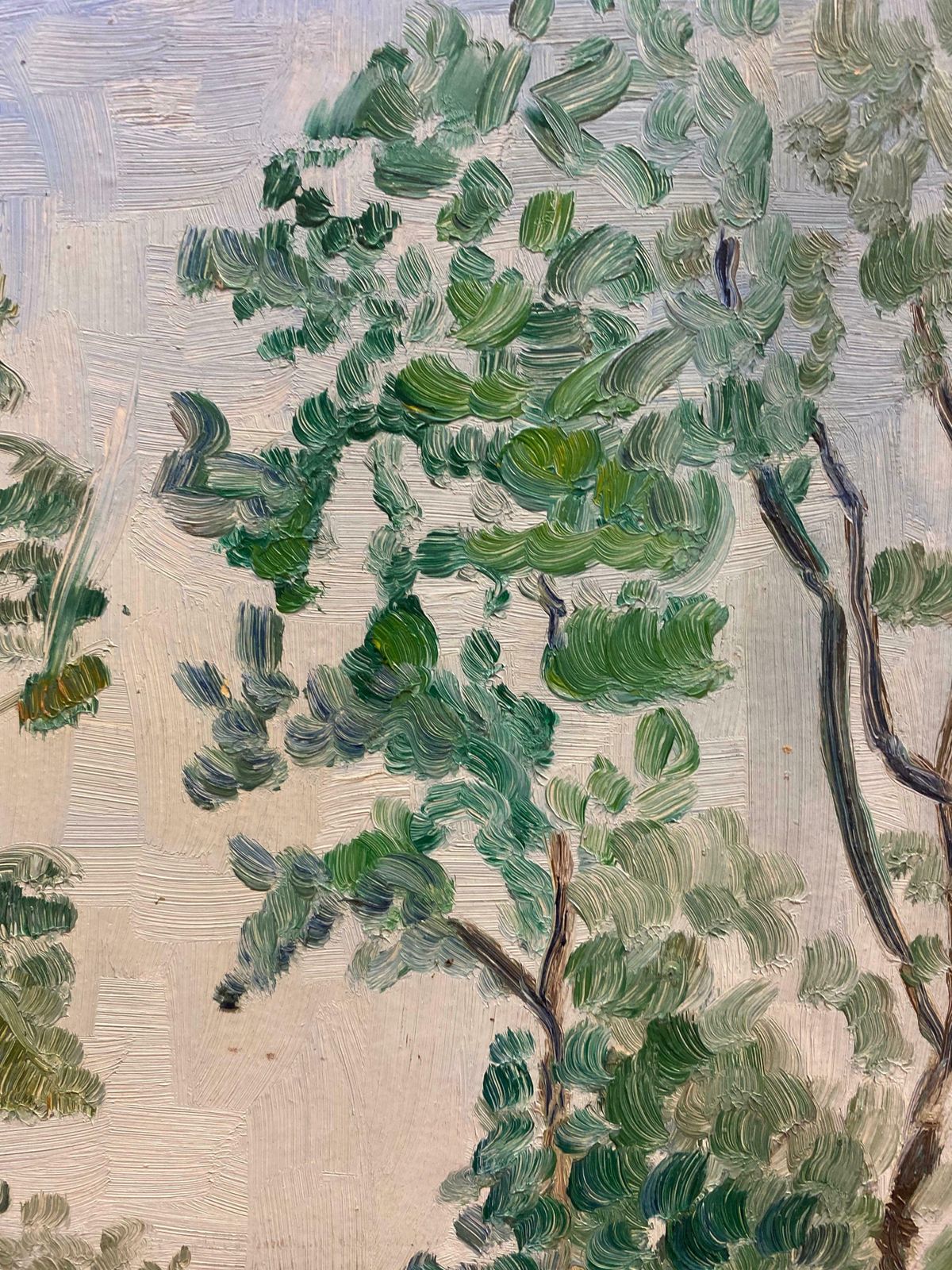 Genevieve Zondervan (1922 2013)genevieve Zondervan (1922 2013) French Post Impressionist Oil   French Landscapec. 1960's photo Art