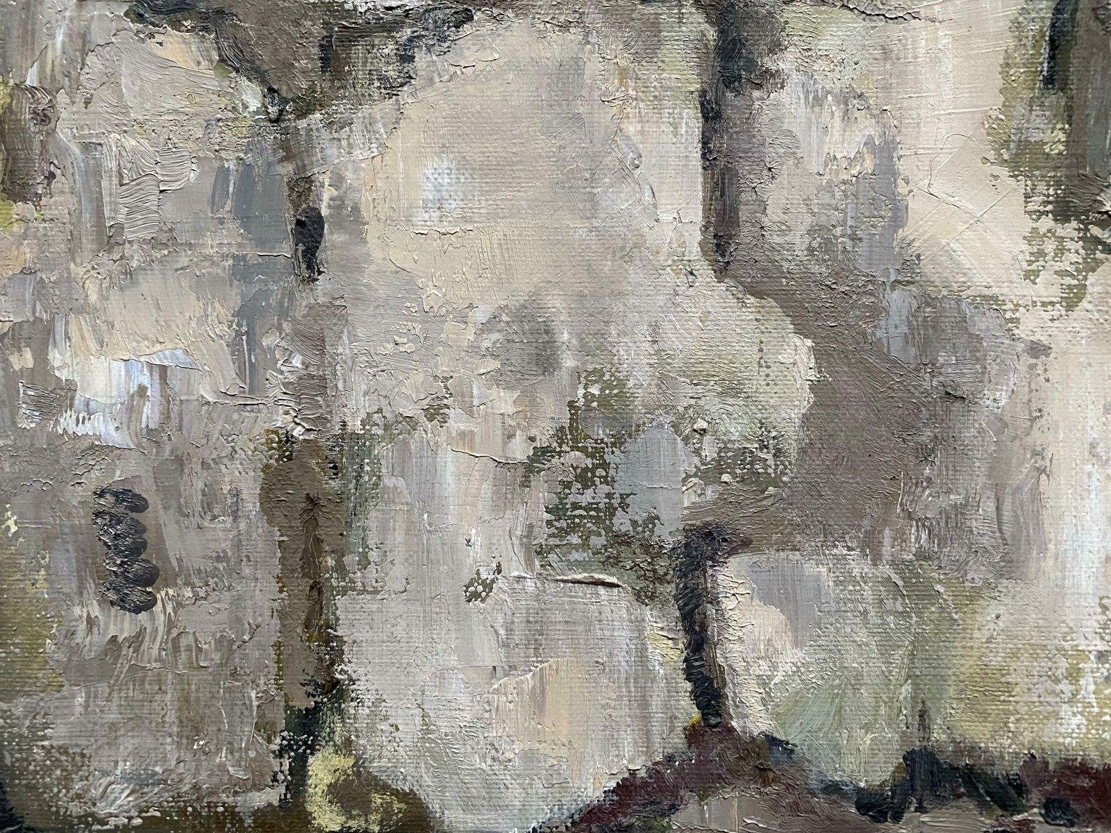 Yvette Dubois Habasqueyvette Dubois Habasque (1929 2016) French Cubist Abstract Paintingc.2000s photo 510.0