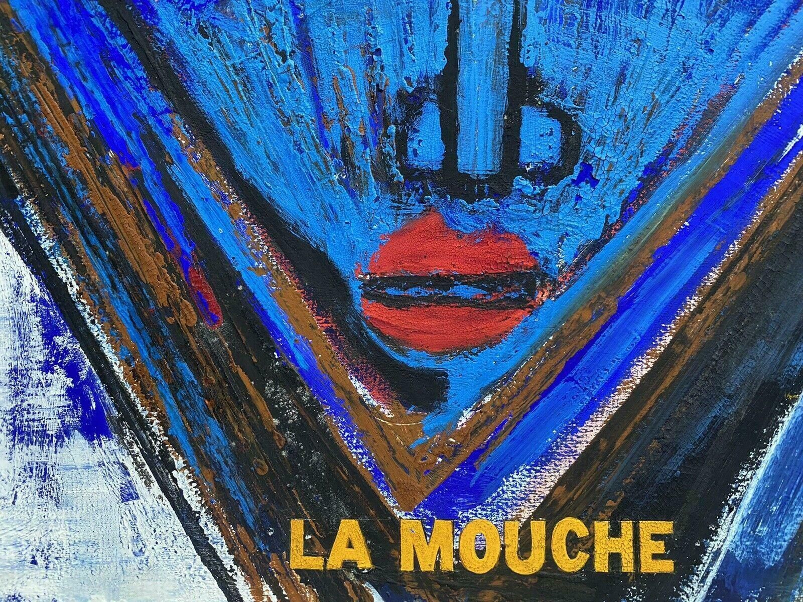 Claude Lagoucheclaude Lagouche (1943 2020) Orignal 1970's French Psychedelic Abstract Paintingc. 1970's photo for sale