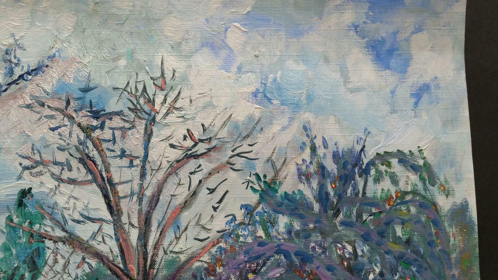 Unknown20th Century French Oil Painting Olives And Lemons In Provencelate 20th Century photo vinterior