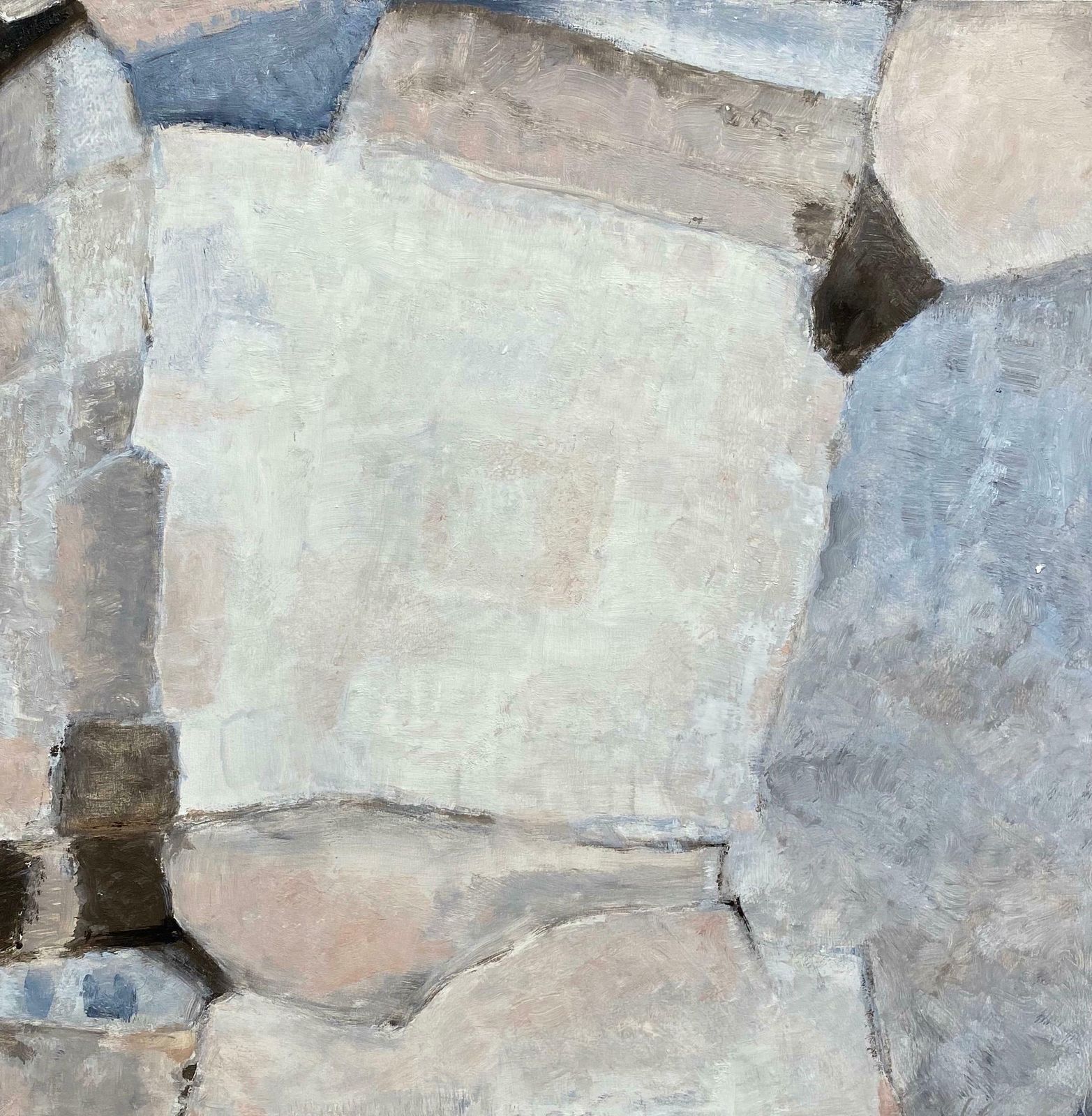 Yvette Dubois Habasqueyvette Dubois Habasque (1929 2016) French Cubist Abstract Paintingc.2000s