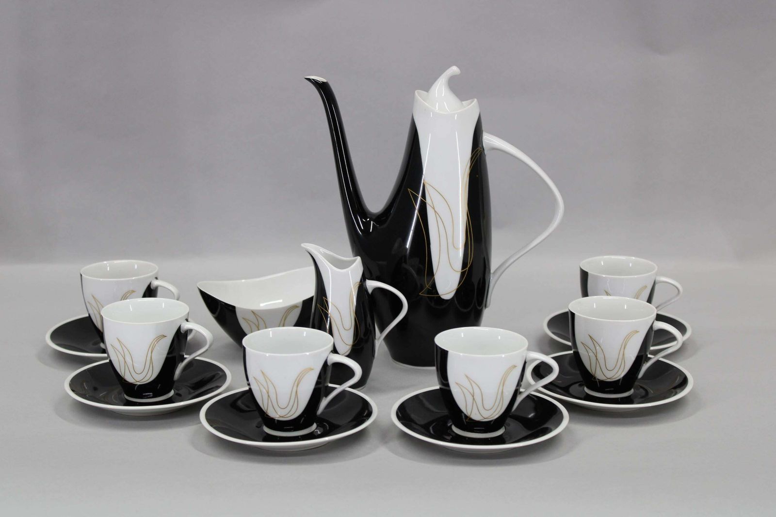 1960s Tea Or Coffee Set "Elka" By J. Jezek For Brezova Pirkenhammer, Cz photo for sale