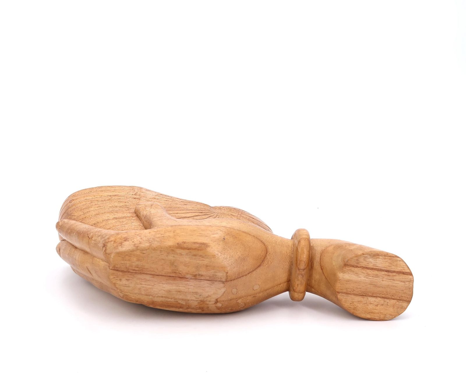photo furniture Grote Houten Schaal, Hand Met Schelp, Jaren 1970 / Gesneden Hout, Badkamer, Boho Chic, Bohemian, Folk, Ringschaaltje, Sieradenhouder