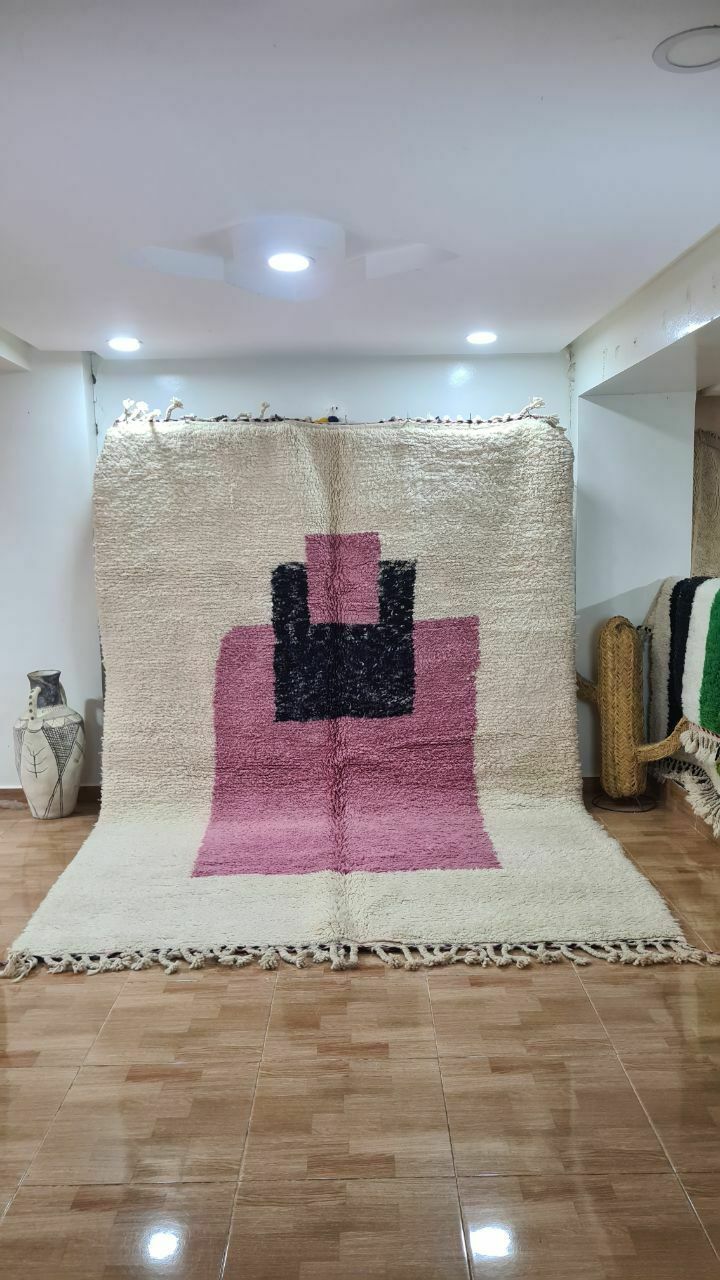 Authentic Handmade Beni Ourain Rug – Luxurious Berber Elegance 300x200 Cm photo furniture