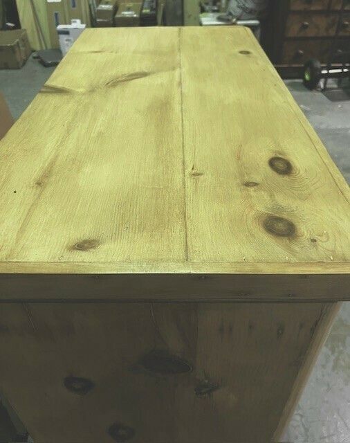 Victorian Old Pine Chest Of Drawers photo vintage