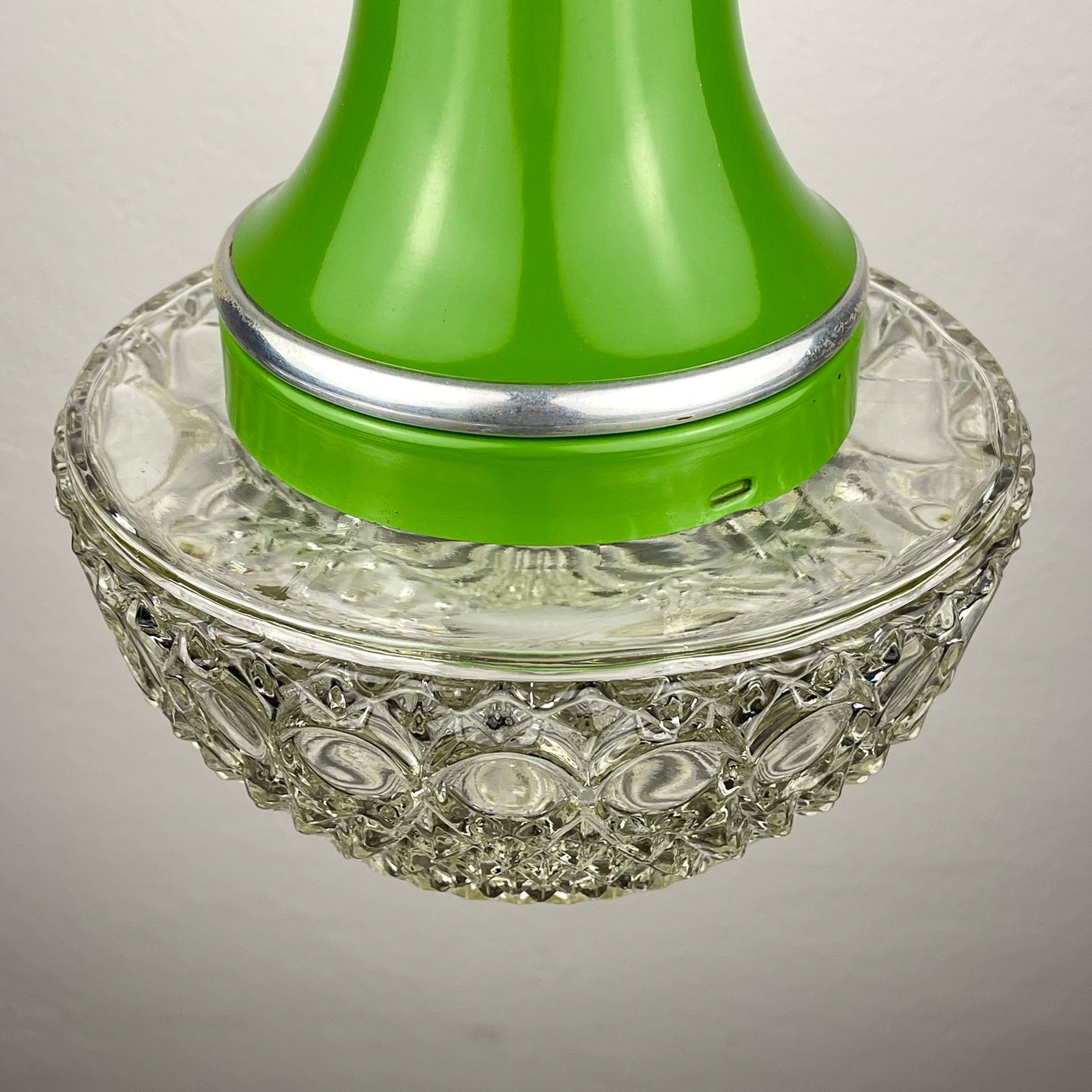 Mid Century Green Pendant Lamp By Targetti Sankey, Italy 1960s photo 440.0