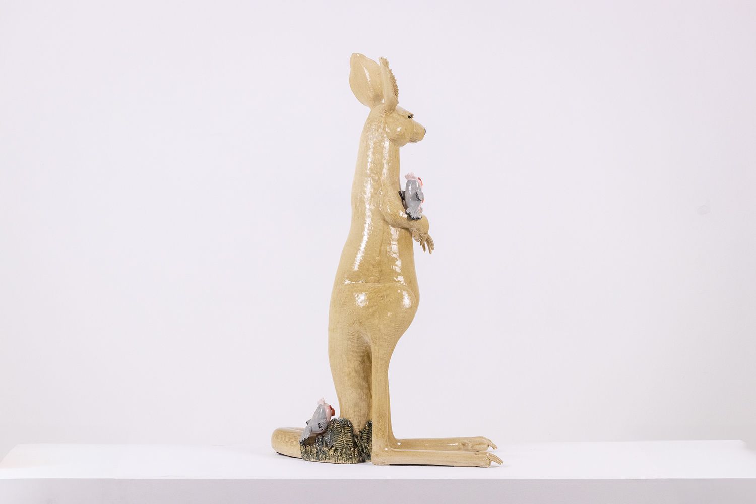 Valérie Courtet. Ceramic Kangaroo. Contemporary Work. photo vintage
