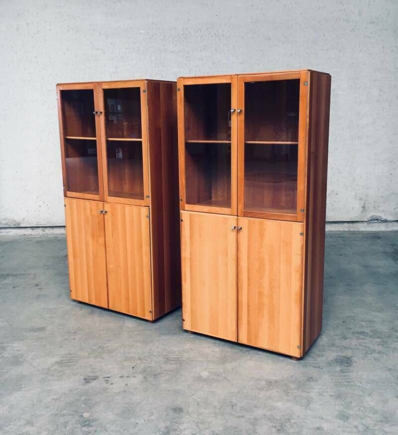 Torcello Series Display Cabinet Set By Afra & Tobia Scarpa For Stildomus, Italy 1980's photo for sale