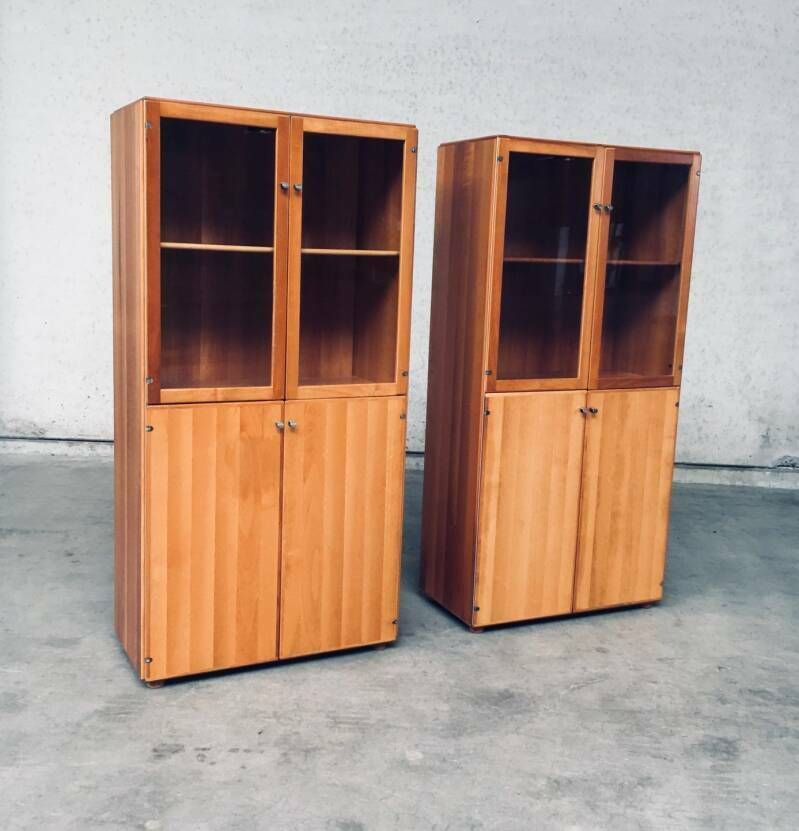 Torcello Series Display Cabinet Set By Afra & Tobia Scarpa For Stildomus, Italy 1980's photo 3400.0