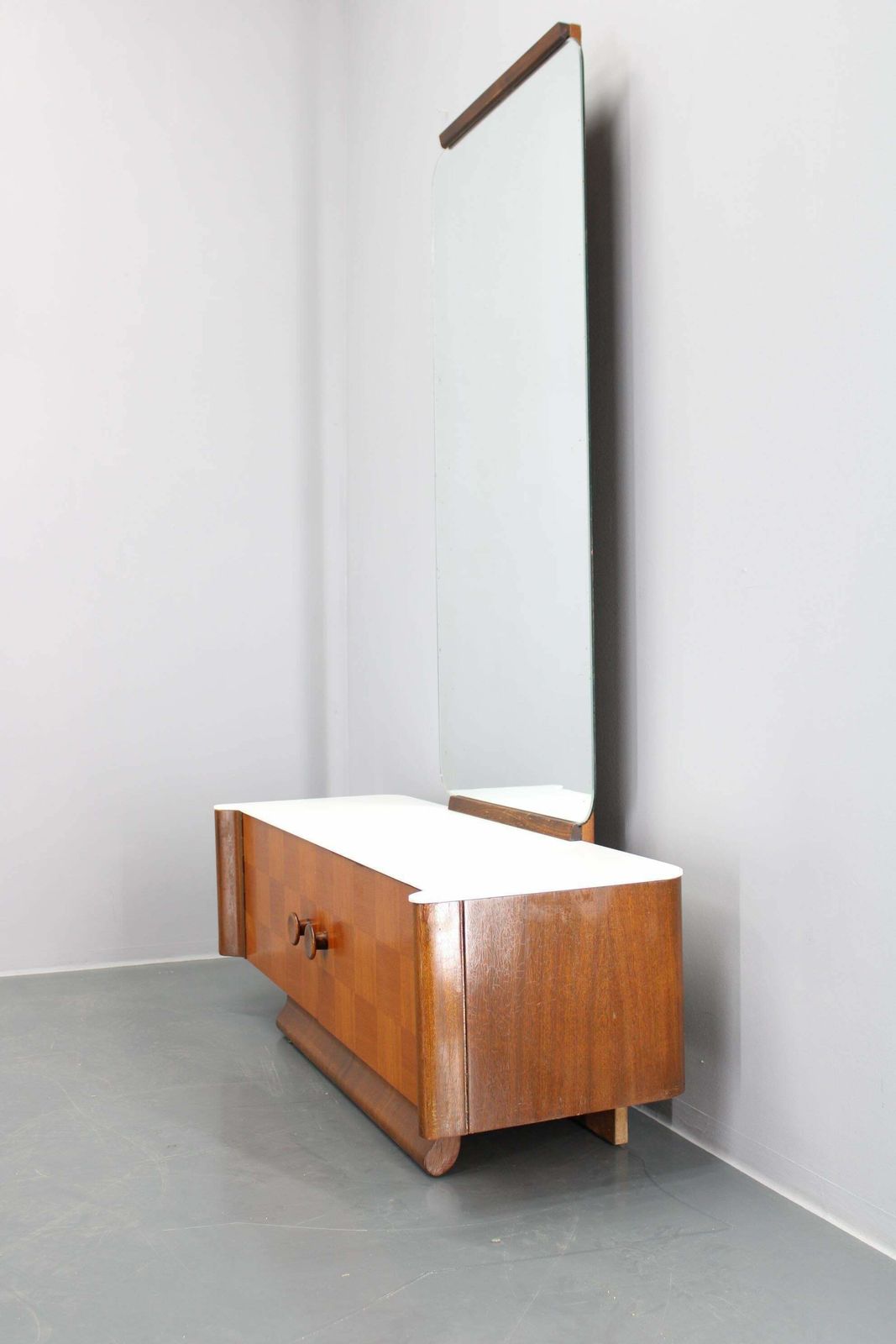 1940s Jindrich Halabala Mirror Cabinet, Czechoslovakia photo for sale