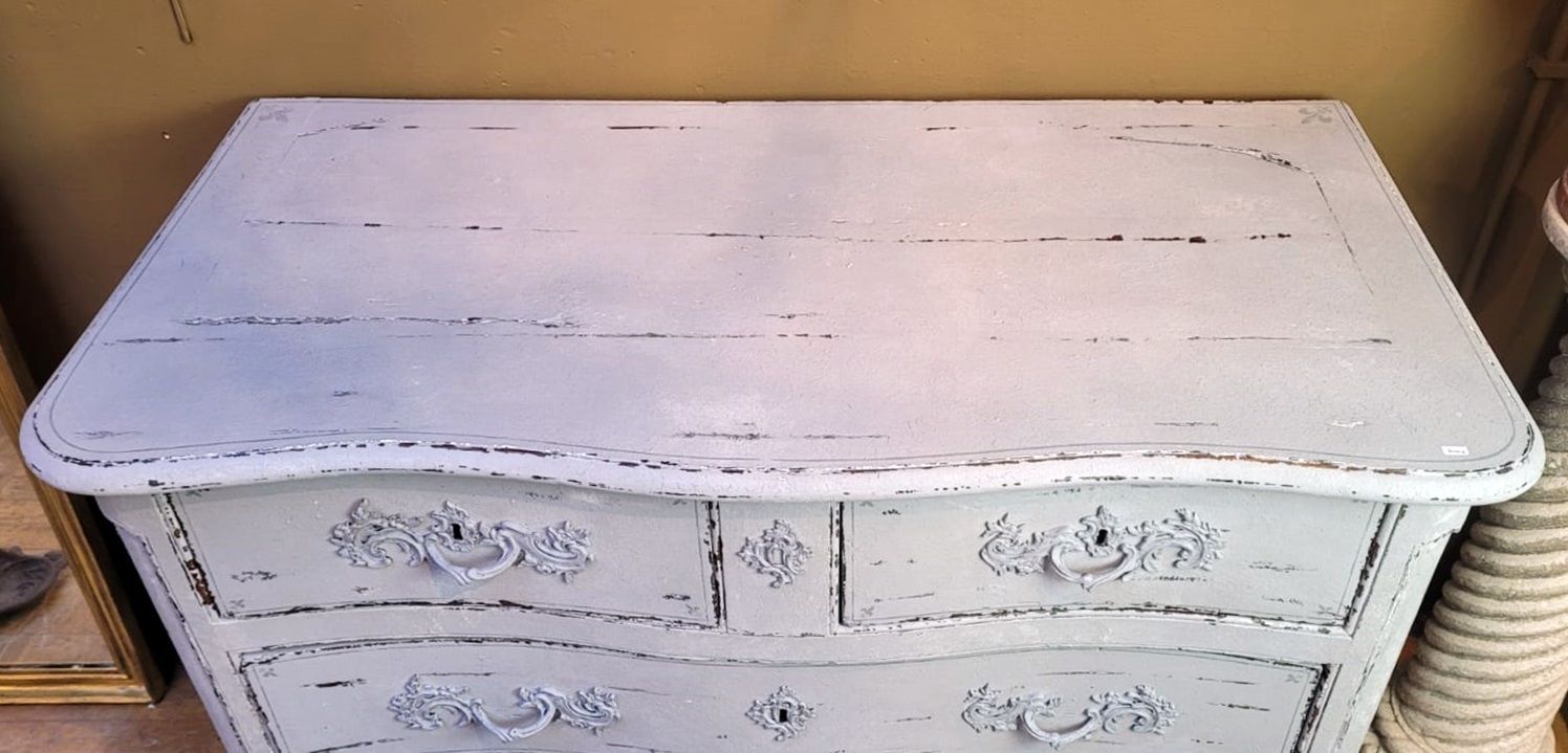 Patinated Chest Of Drawers With 4 Drawers   18th Century photo vinterior