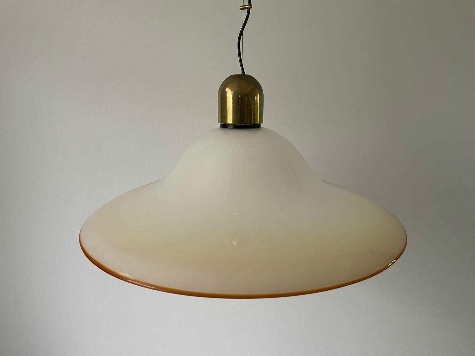 Murano Glass Suspension Pendant Lamp, 1960s, Italy photo Lighting
