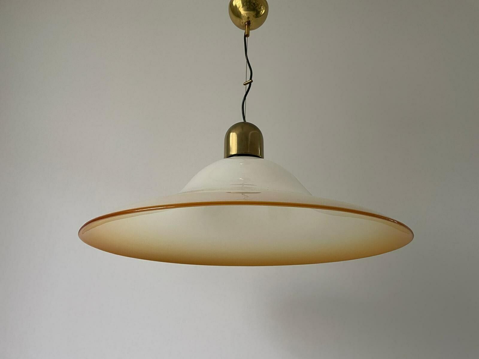 Murano Glass Suspension Pendant Lamp, 1960s, Italy photo buy