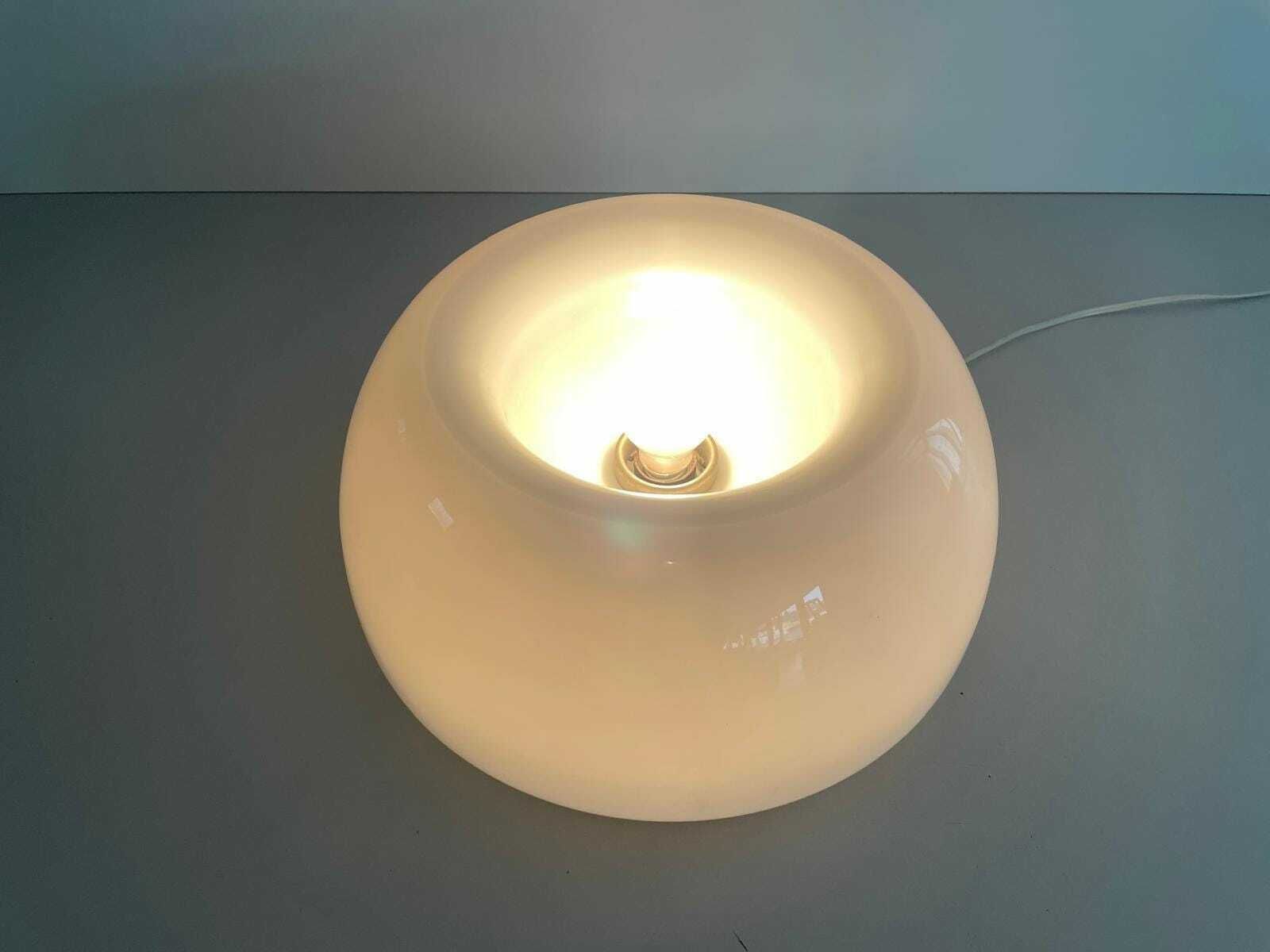 Vellela Opaline Glass Flush Mount Light By Achille Castiglioni For Flos, 1960s, Italy photo for sale