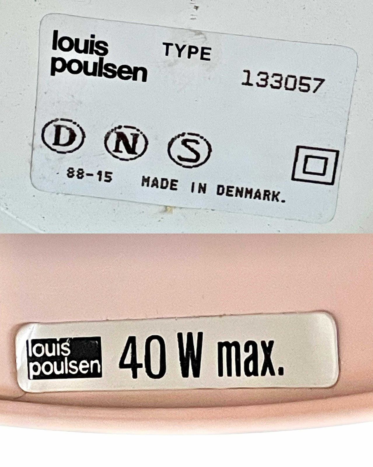 photo for sale Vintage Louis Poulsen Ph Hat Wall Lamp With Great Indirect Warm Light   Design From 1961 By Poul Henningsen