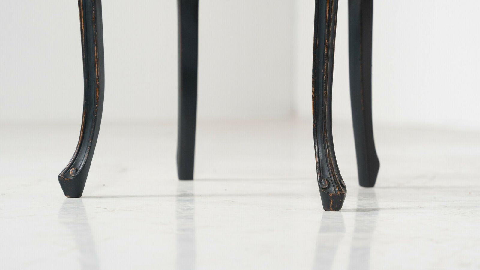 Pair Of Louis XV Style High Chairs, 20th photo vintage