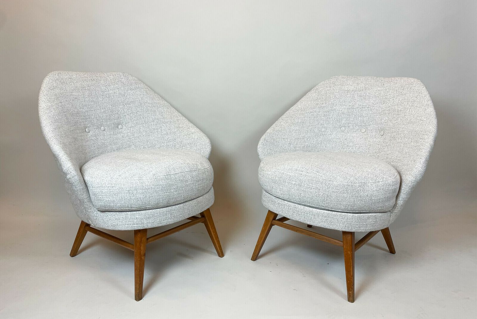 Pair Of Austro Hungarian Armchairs   Circa 1960 photo for sale