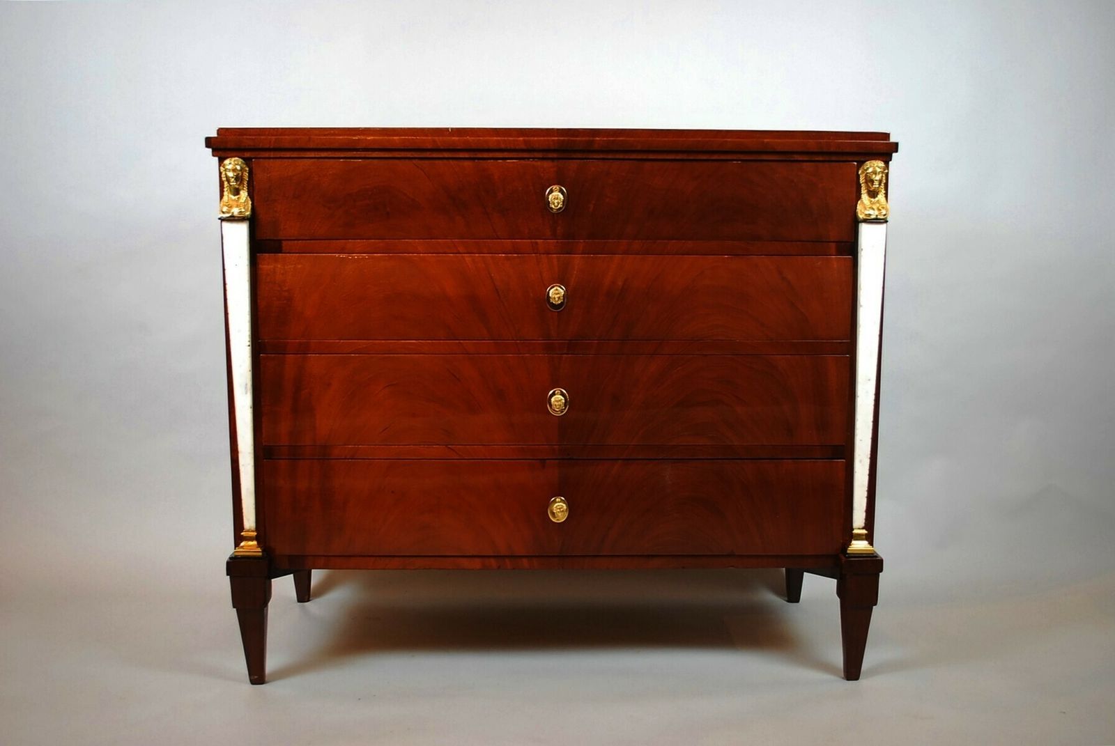 Italian Empire Mahogany Chest Of Drawers photo furniture