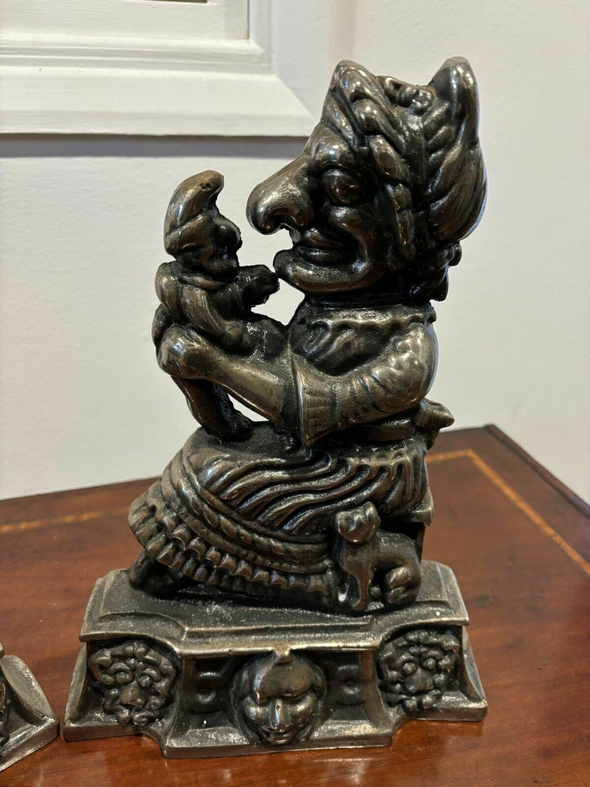 Cast Iron Punch And Judy Door Stops photo for sale