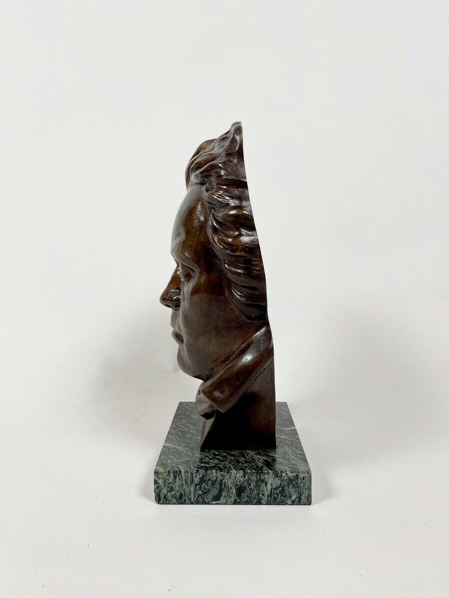 Melani S. Bust Of Beethoven In Bronze And Marble Terrace photo for sale