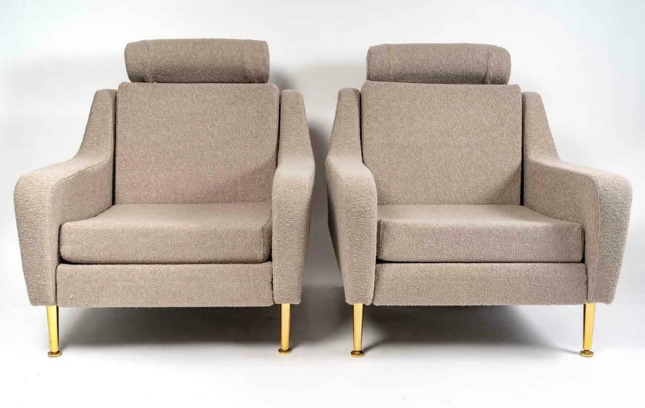 Pair Of Armchairs And Footrest, Airborne Edition, Star Model, Circa 1970. photo furniture