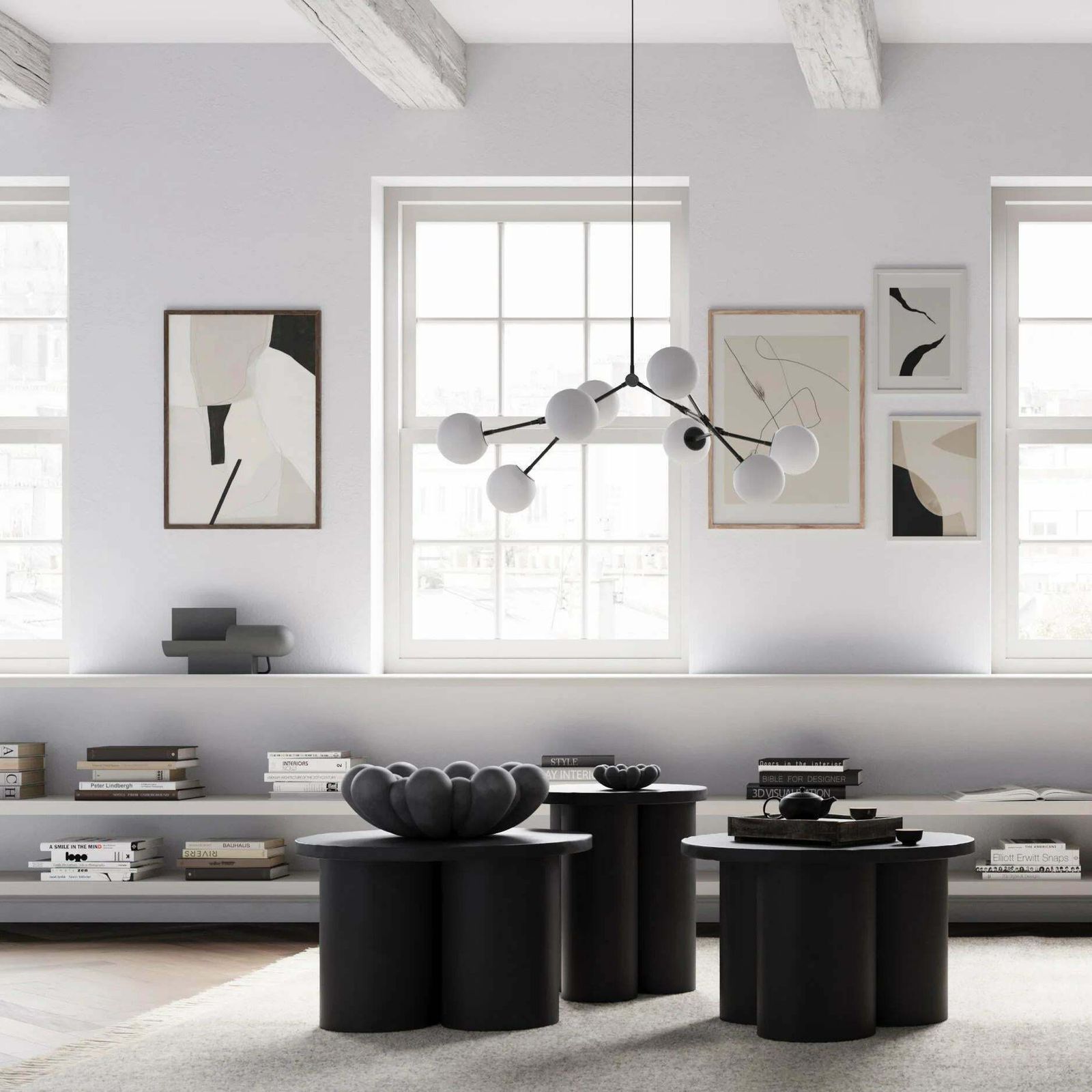 Big Foot Table, Tall   Coffee, Side Table, End Of Sofa, Fiber Concrete. photo furniture