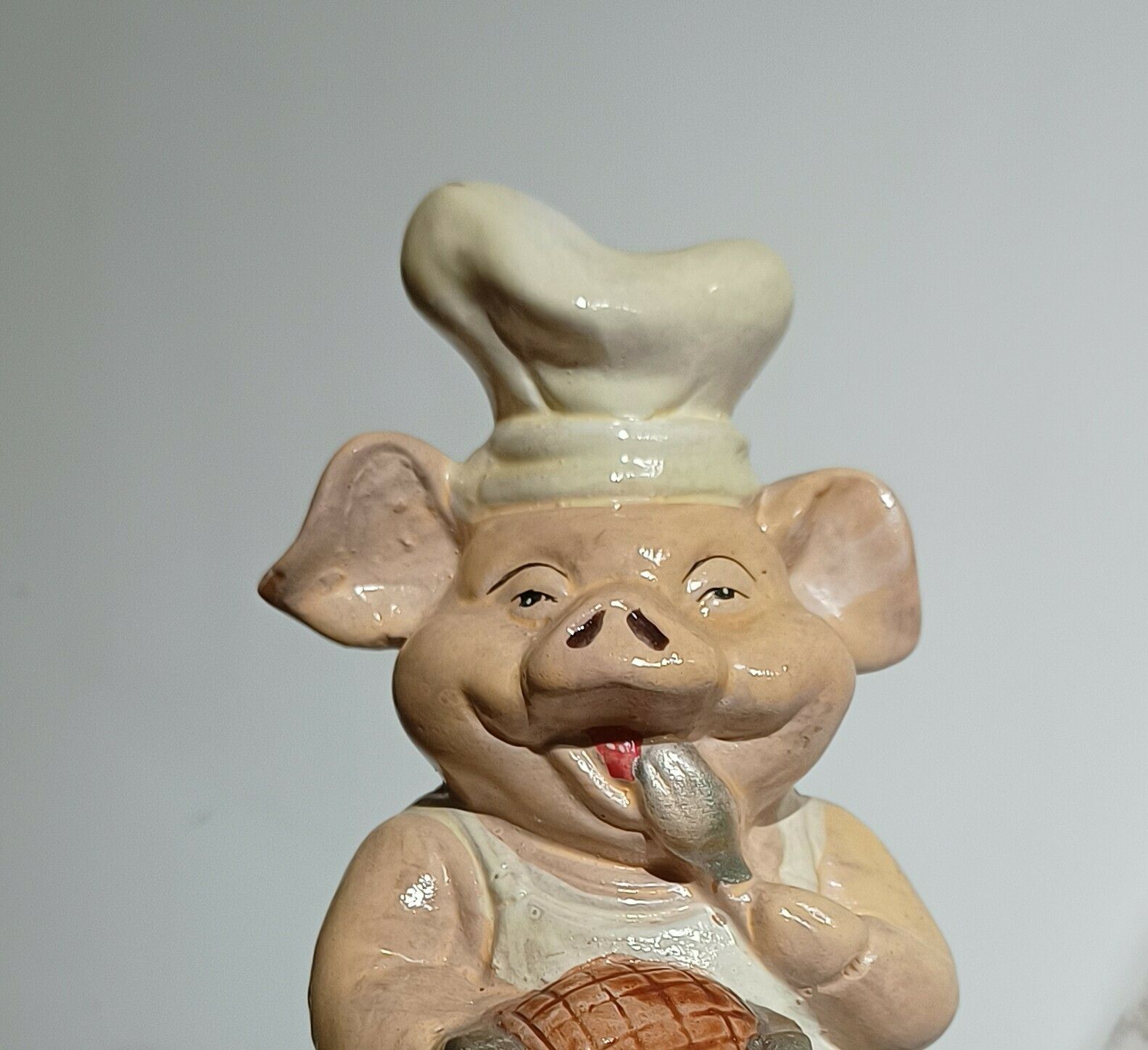 Terracotta Bakers Pig Figure Ornamental Money Box. photo furniture