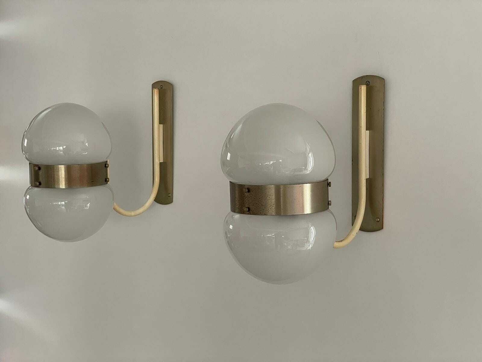 Large Pair Of Wall Lamps By Sergio Mazza For Artemide, 1960s, Italy photo furniture